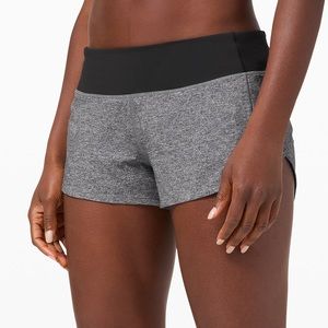 Lulu lemon gray Speed Up Low-Rise Short 2.5"